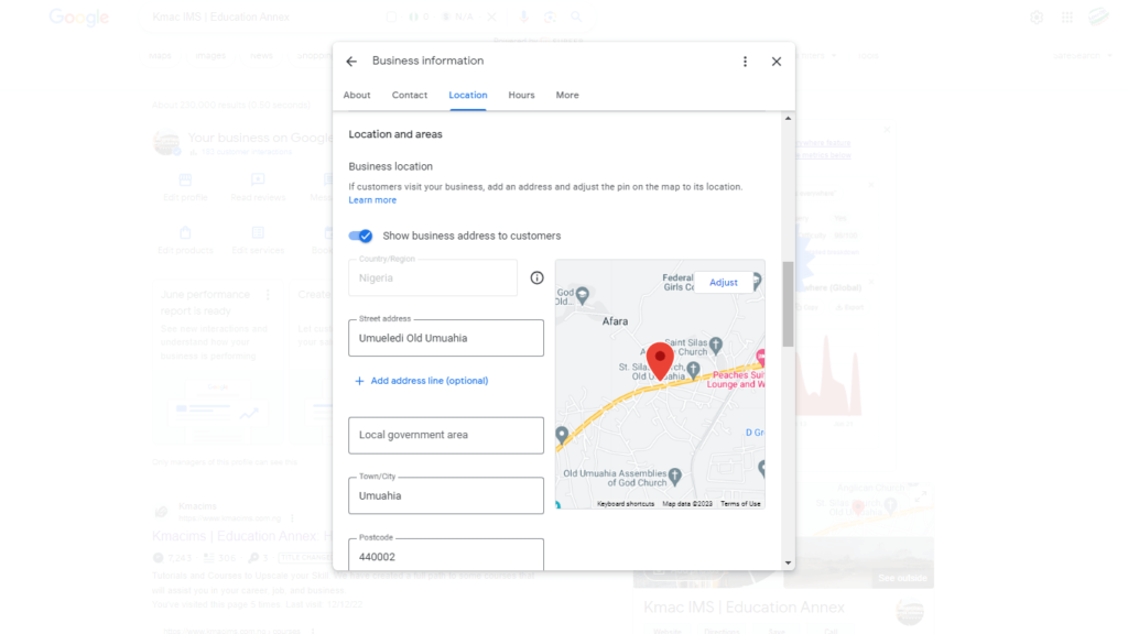 Google Business Profile optimization