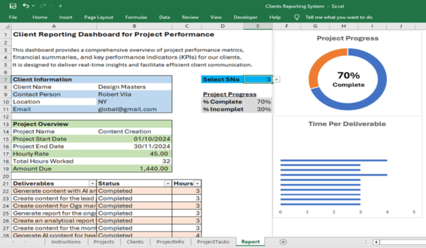 client reporting software