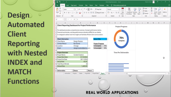 client reporting template